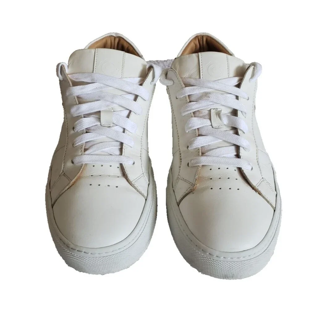 GREATS Brooklyn Shoes Mens Sz 9 Regent 2.0 Casual Low Top Sneakers White Leather
